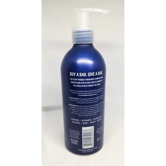 Hand In Hand Sustainable Suds: Cactus Blossom, Bergamot & Crisp Basil Body Wash - Picture 5 of 11